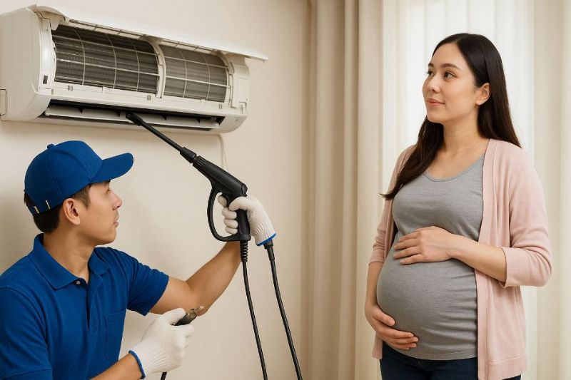 洗冷氣對孕期是否安全？過敏與健康全解析